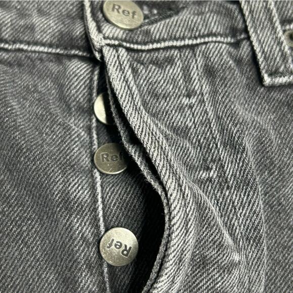 Reformation Midi Retooled Denim Skirt Seine Size 23 - Picture 6 of 8